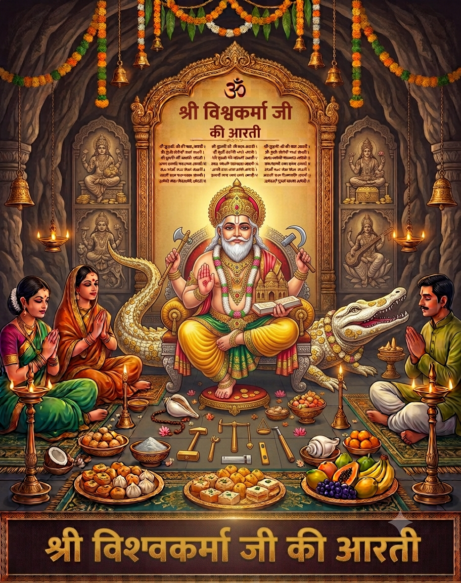 विश्वकर्मा जी की आरती